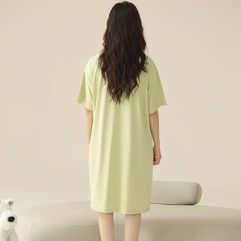 MADALLO Nightgown Women's Light Green-7