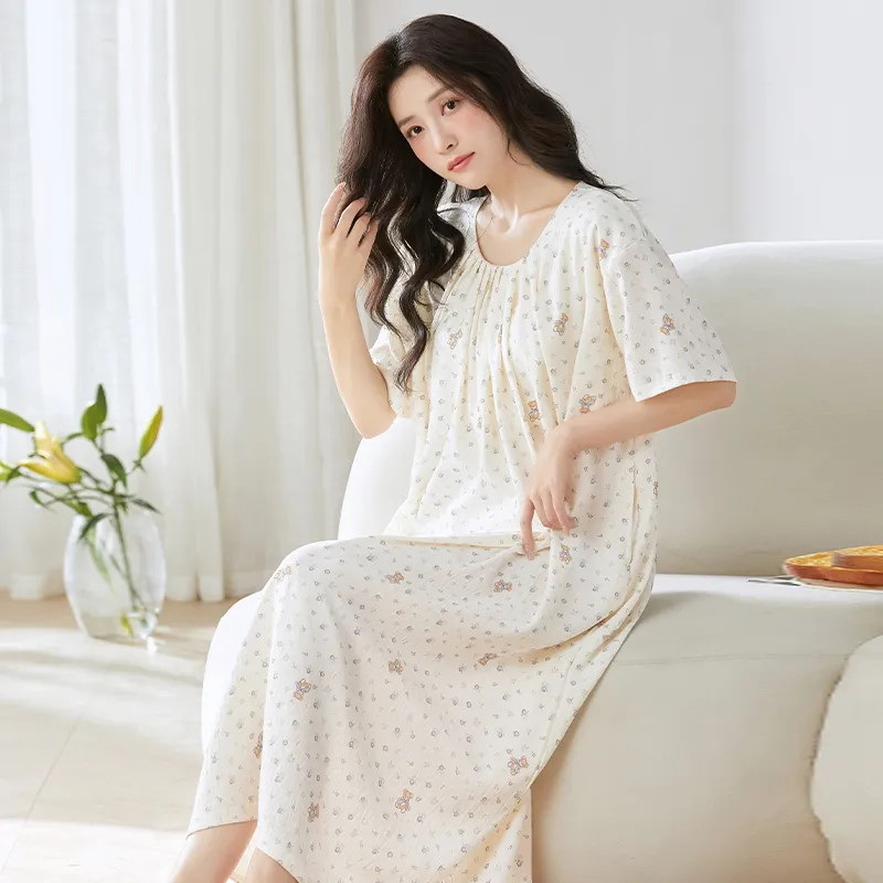 MADALLO Nightgown Women's White-4