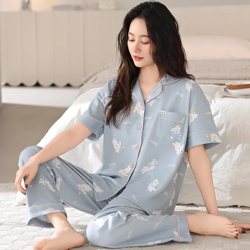 MADALLO Pajama Set Women's Sky Blue-6
