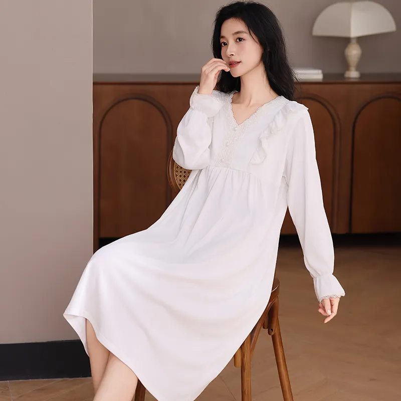 MADALLO Nightgown Women's White-5