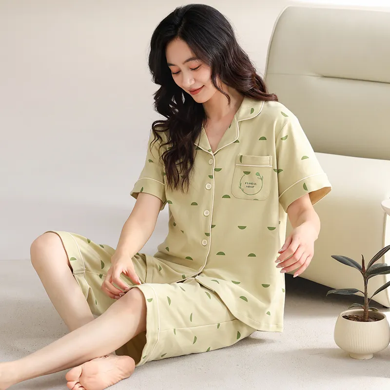 MADALLO Pajama Set Women's Light Green-5