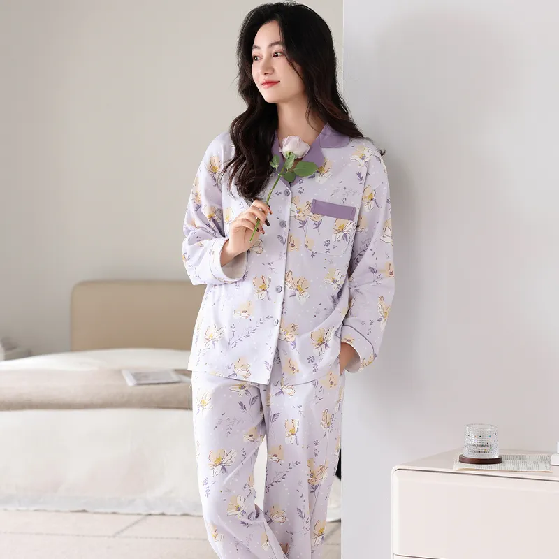MADALLO Pajama Set Women's Light Purple-1