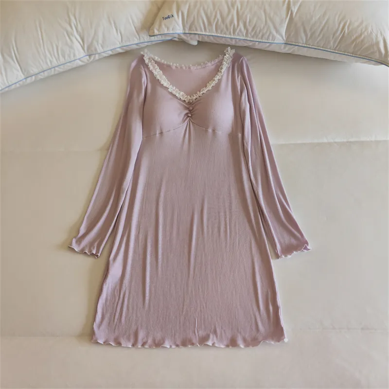 MADALLO Women's Nightgowns-8