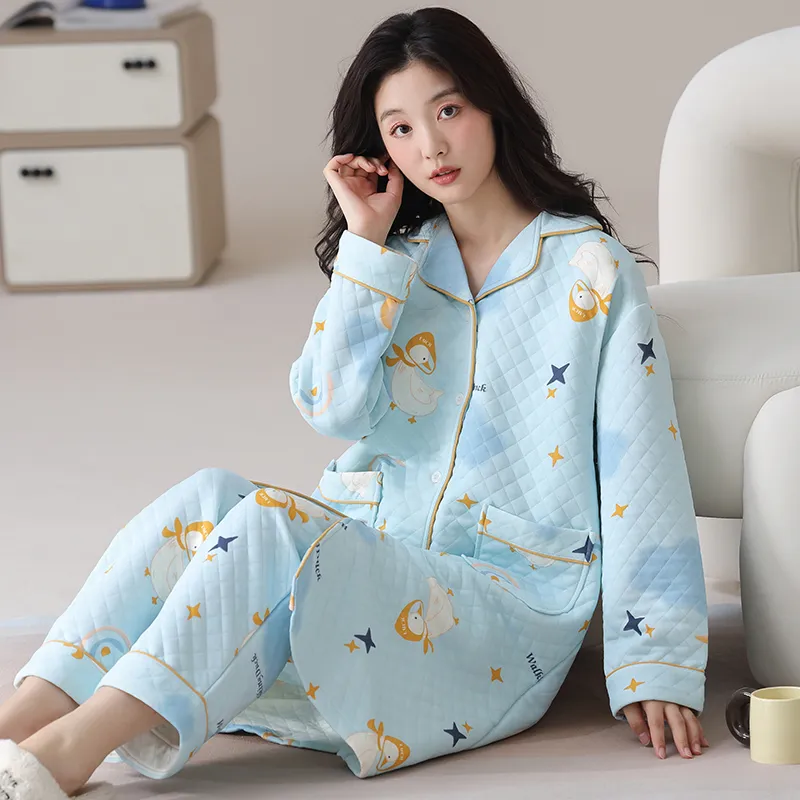 MADALLO Pajama Set Women's Sky Blue-2