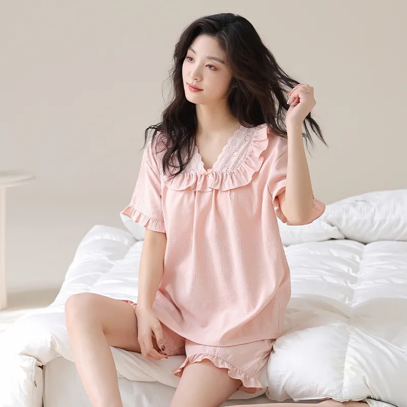 MADALLO Pajama Set Women's Pink-6