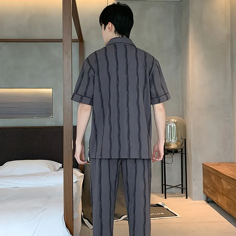 MADALLO Pajama Set Men's Dark Gray-3