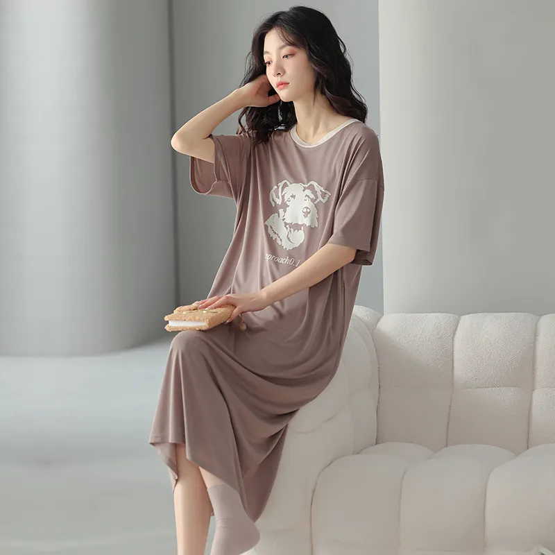 MADALLO Nightgown Women's Rose Brown-3