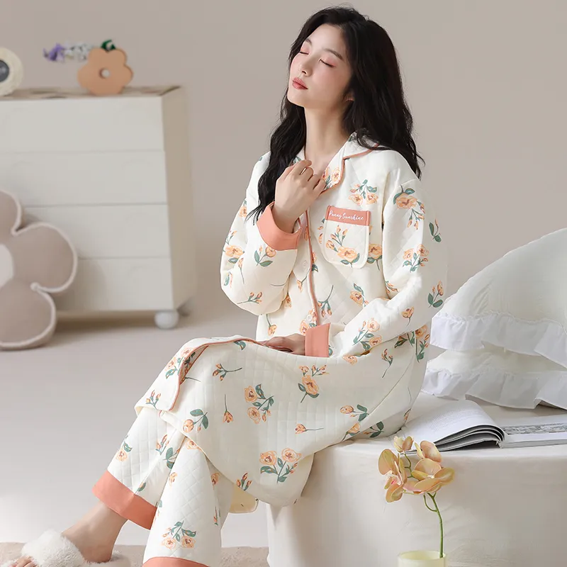 MADALLO Pajama Set Women's Shrimp Red-5