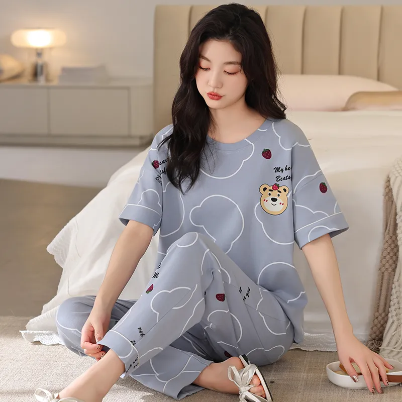 MADALLO Pajama Set Women's Sky Blue-6