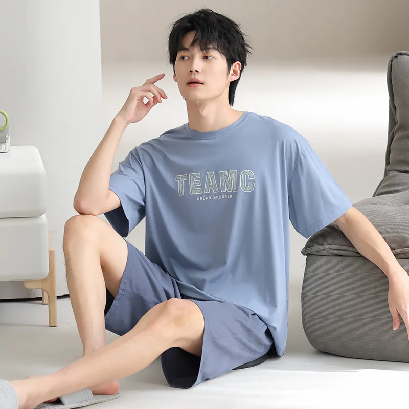 MADALLO Pajama Set Men's Sky Blue-5