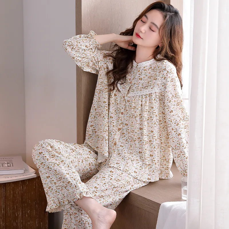 MADALLO Pajama Set Women's Apricot-1