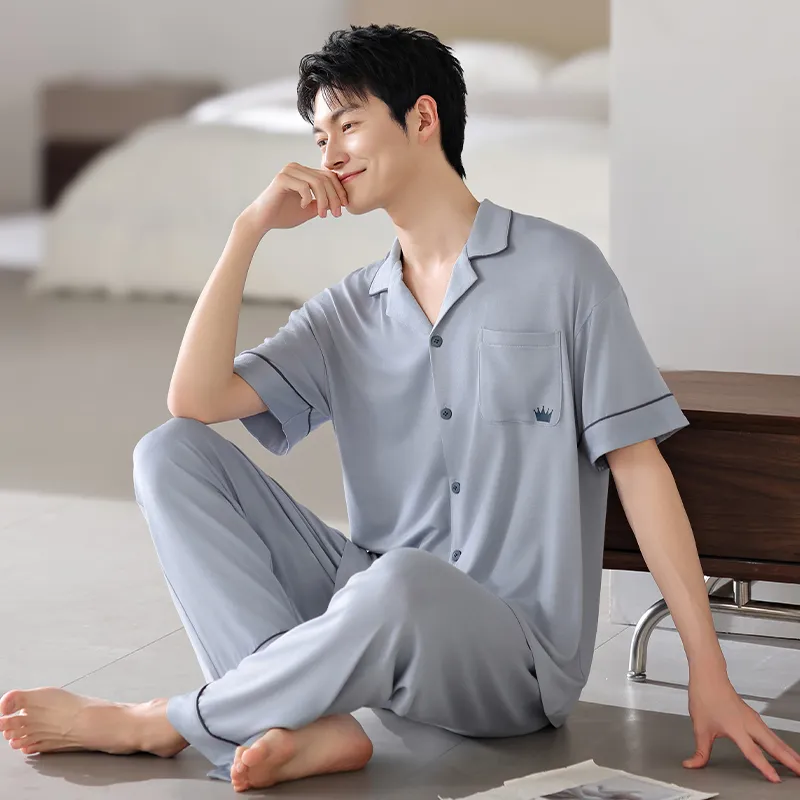 MADALLO Men Pajama Sets-5