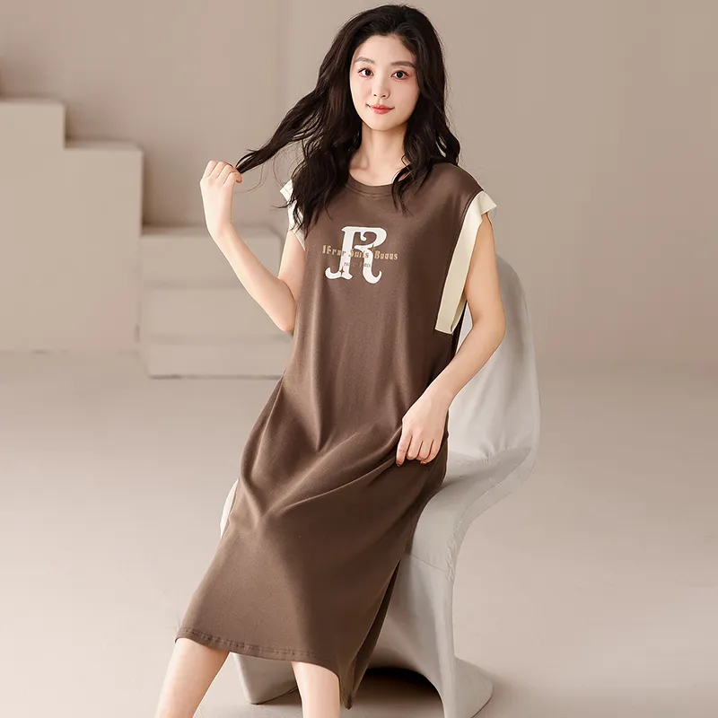 MADALLO Nightgown Women's Brown-4