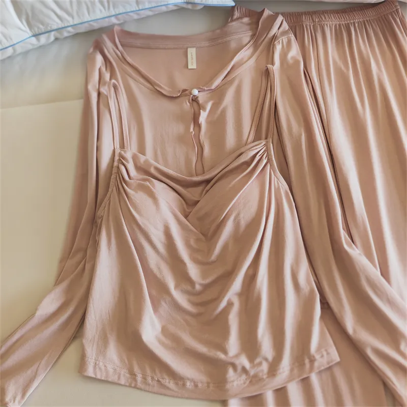 MADALLO Pajama Set Women's Nude Pink-6