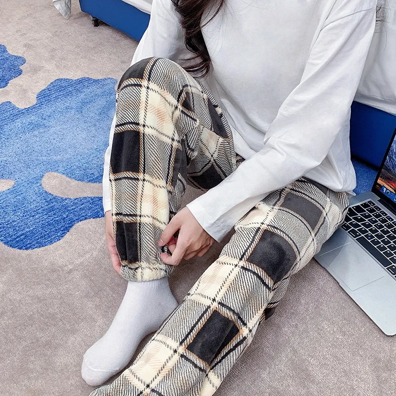 MADALLO Pajama Pants Women's Apricot-5