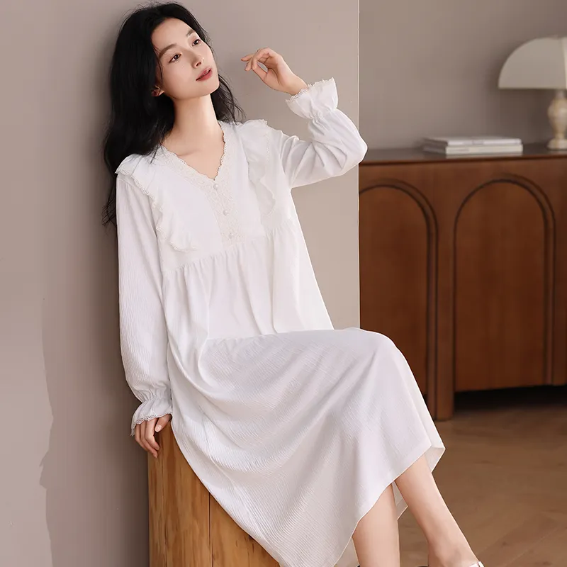 MADALLO Nightgown Women's White-4
