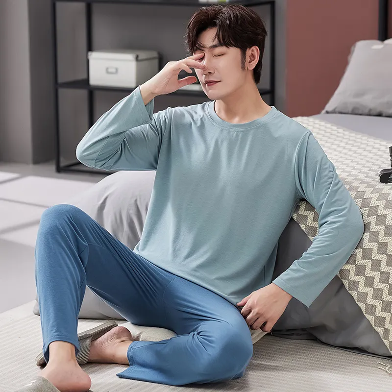 MADALLO Pajama Set Men's Pea Green-4