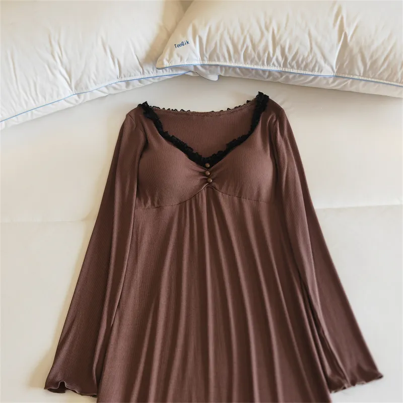 MADALLO Women's Nightgowns-18