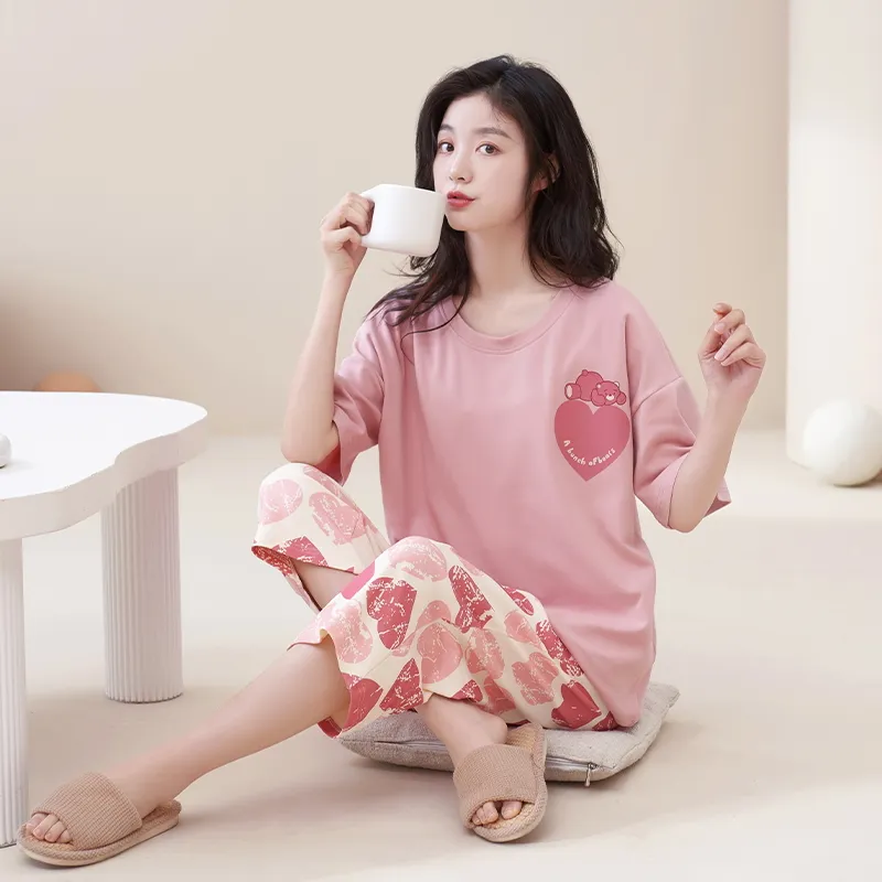 MADALLO Pajama Set Women's Peach-7