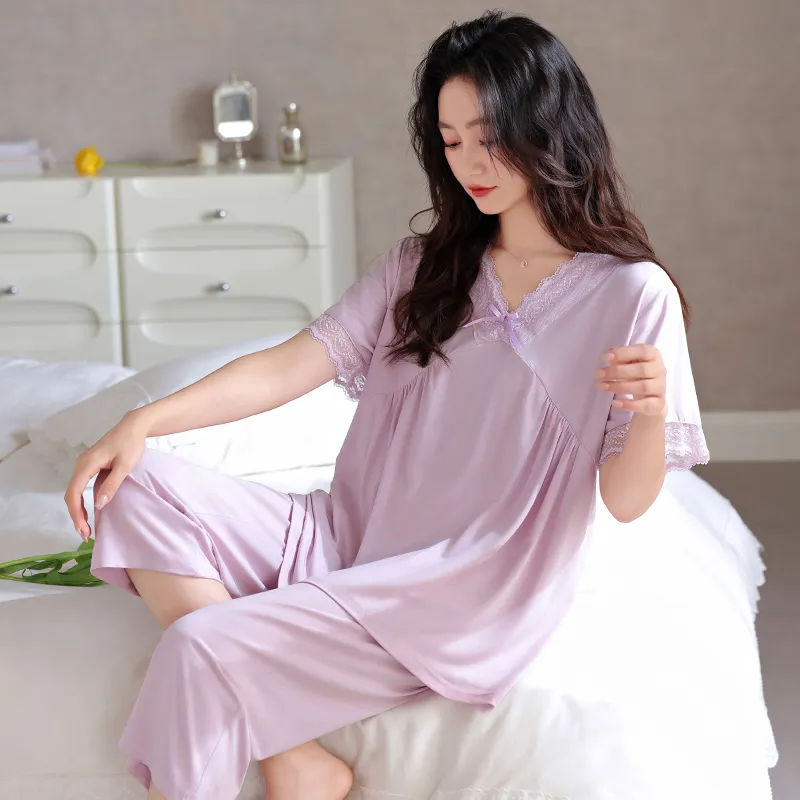 MADALLO Pajama Set Women's Violet-5