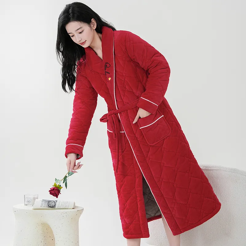MADALLO Women's Bath Robes-2