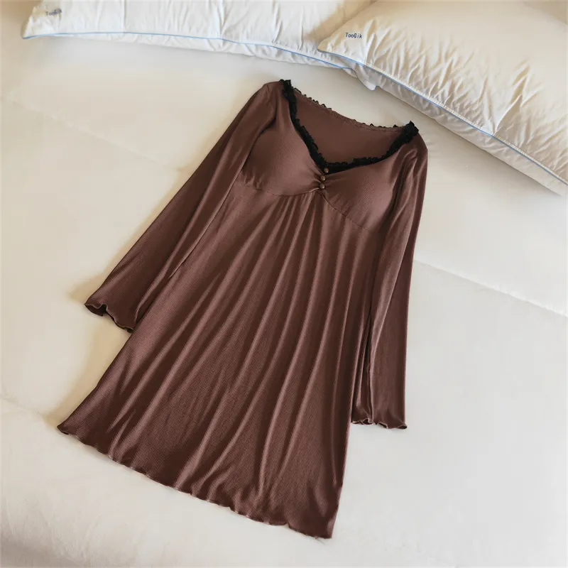 MADALLO Women's Nightgowns-17