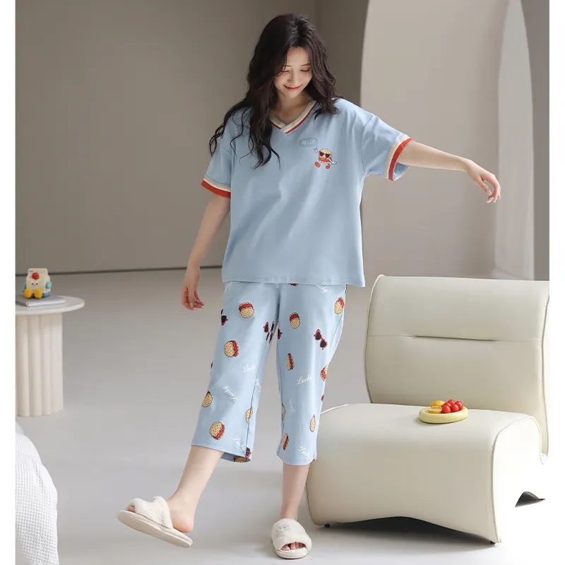 MADALLO Pajama Set Women's Sky Blue-3