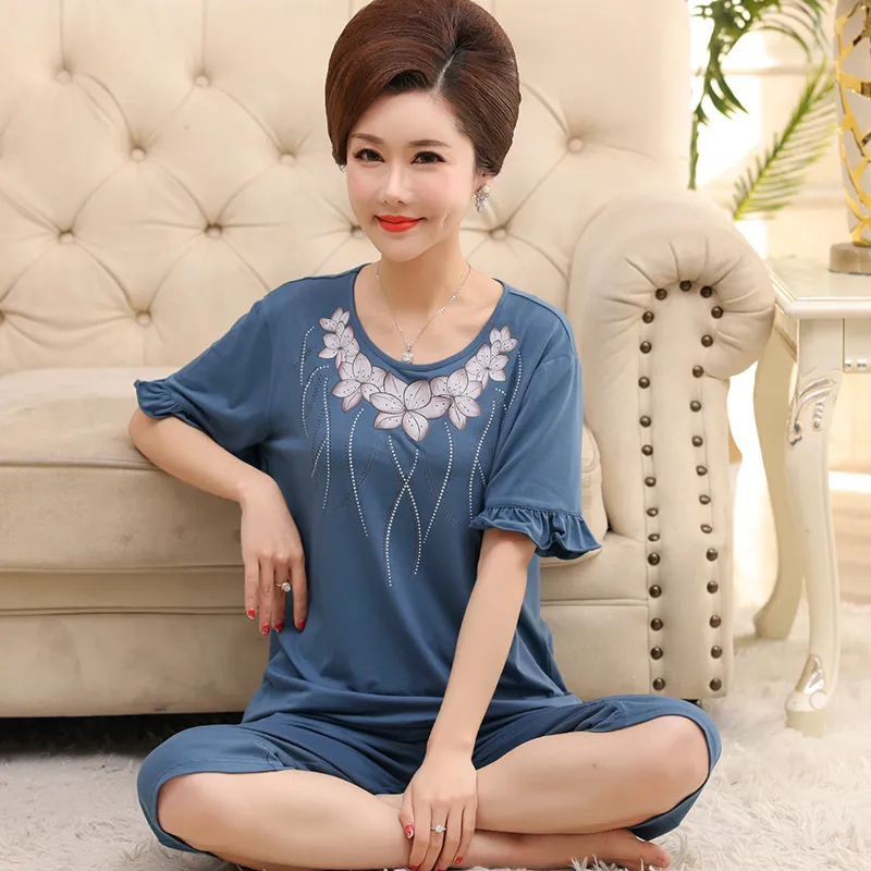 MADALLO Pajama Set Women's Blue-3