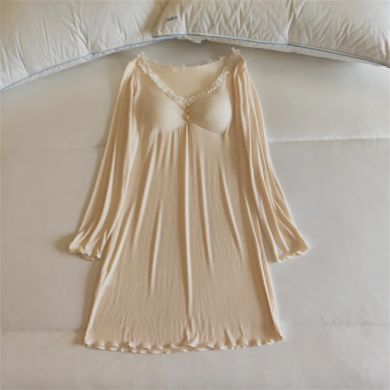 MADALLO Women's Nightgowns-22
