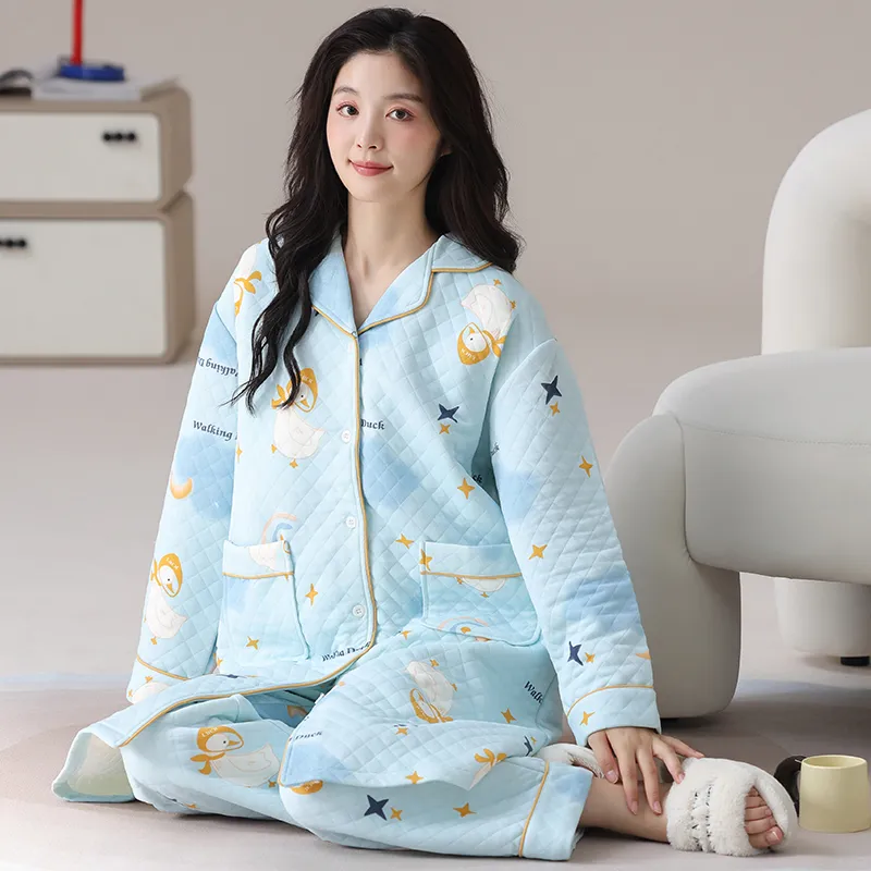MADALLO Pajama Set Women's Sky Blue-5