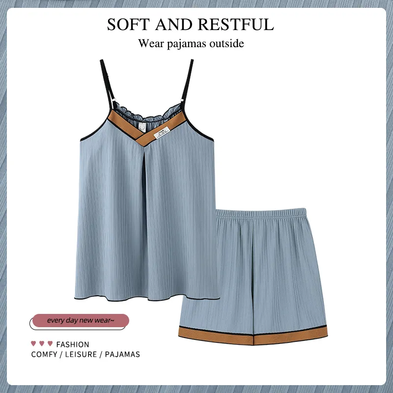 MADALLO Pajama Set Women's Sky Blue-1