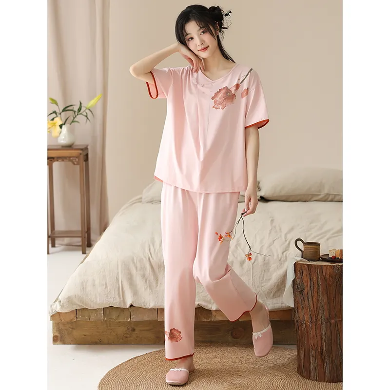 MADALLO Pajama Set Women's Light Pink-1