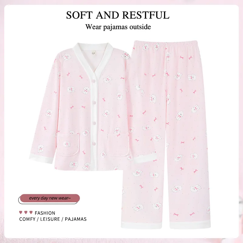 MADALLO Pajama Set Women's Light Pink-1