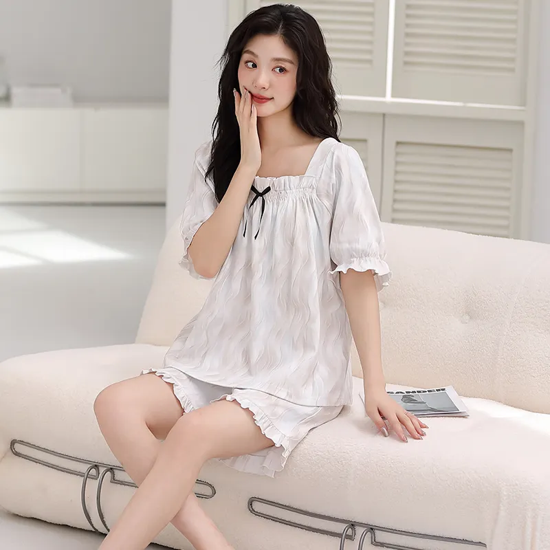 MADALLO Pajama Set Women's White-1