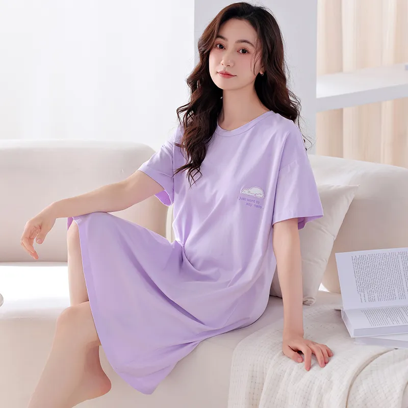 MADALLO Nightgown Women's Violet-1