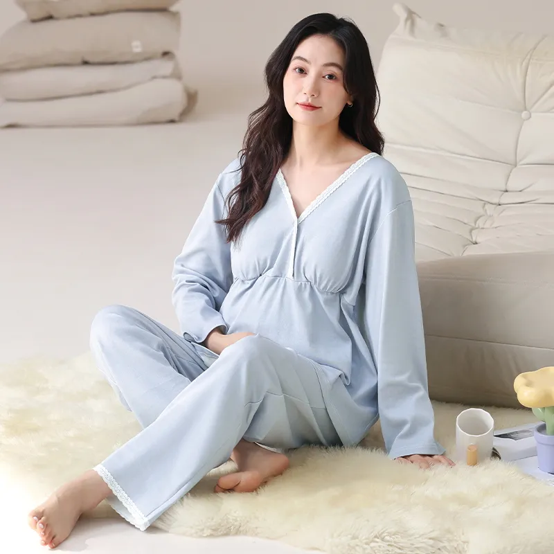 MADALLO Pajama Set Women's Sky Blue-6