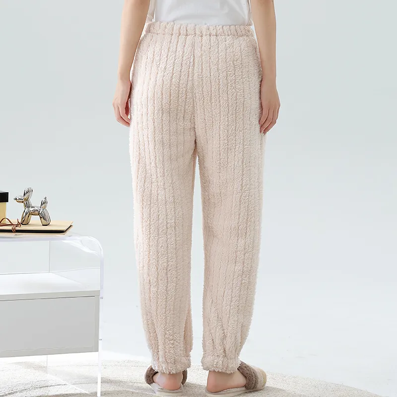 MADALLO Pajama Pants Women's Apricot-5