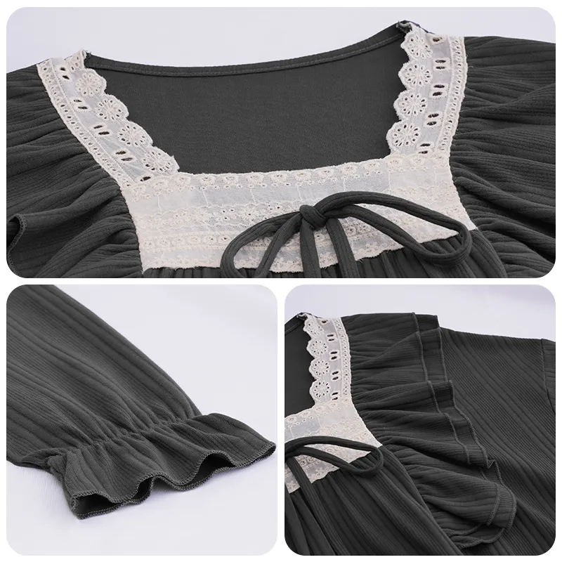 MADALLO Nightgown Women's Dark Gray-2