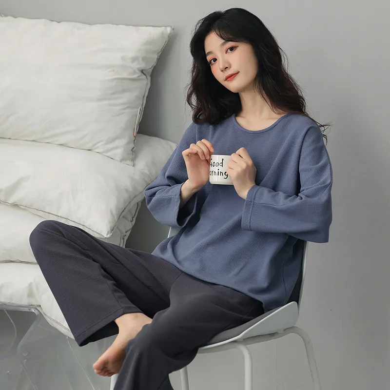 MADALLO Pajama Set Women's Dusty Blue-2