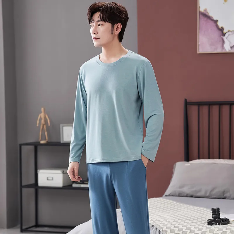 MADALLO Pajama Set Men's Pea Green-2