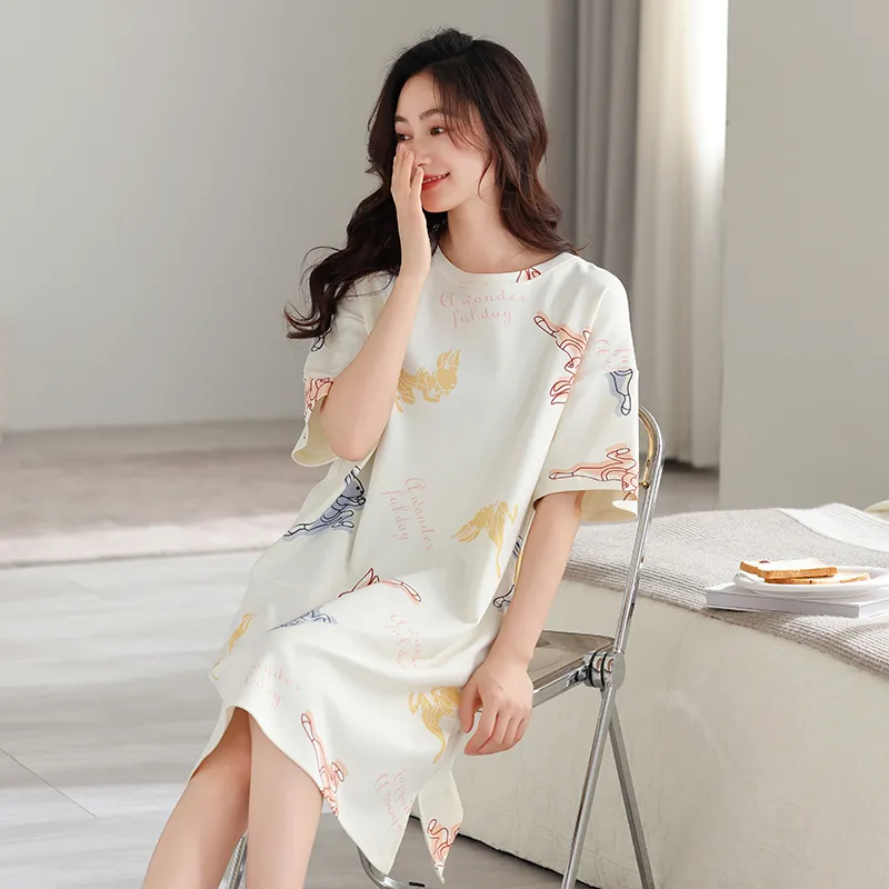 MADALLO Women's Nightgowns-5
