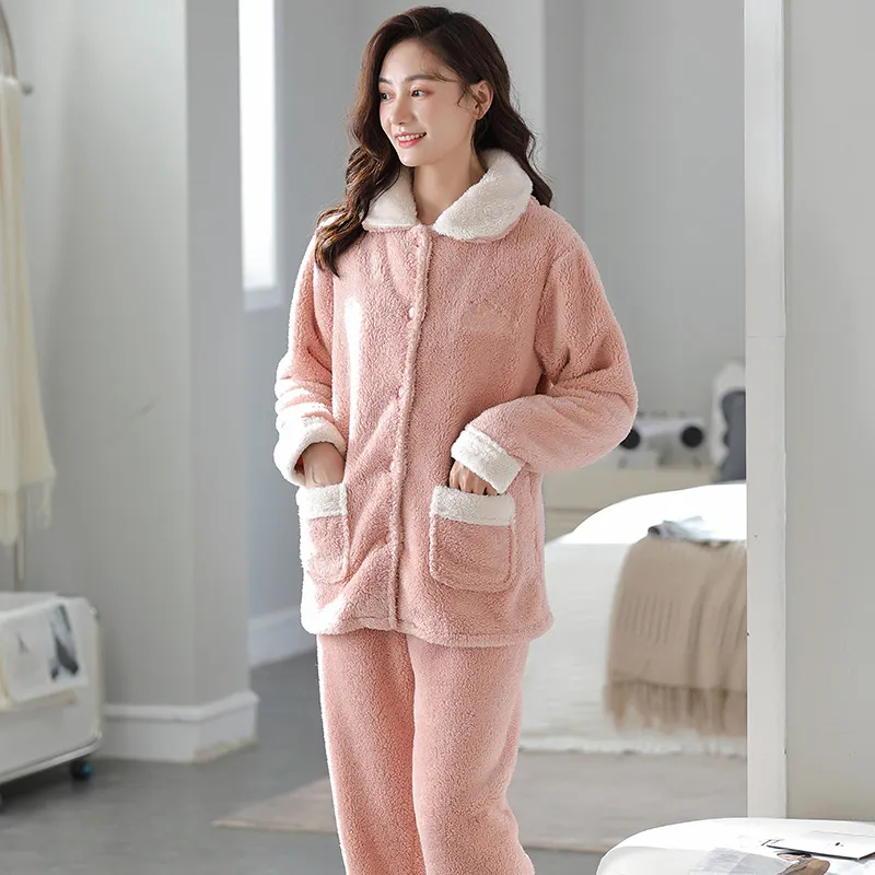 MADALLO Pajama Set Women's Flesh Pink-1