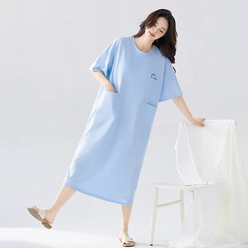 MADALLO Nightgown Women's Sky Blue-2