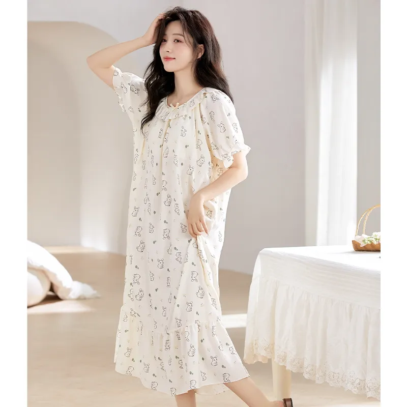 MADALLO Nightgown Women's White-2