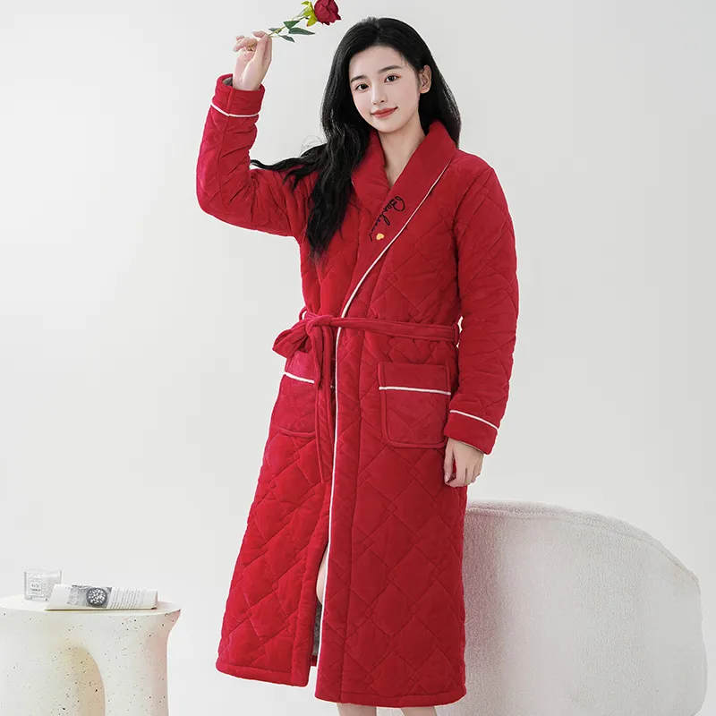MADALLO Women's Bath Robes-1