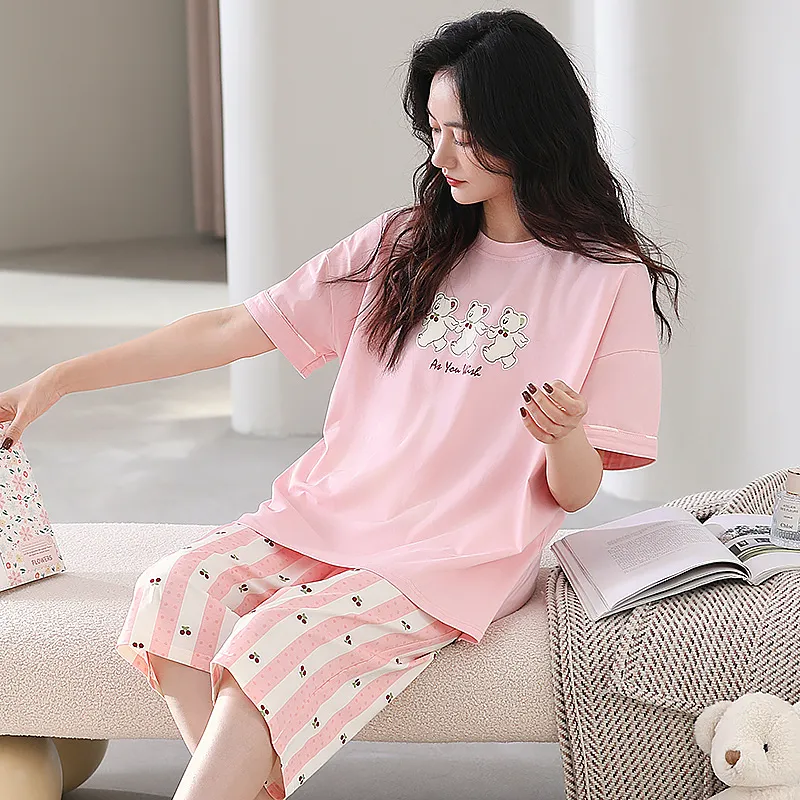 MADALLO Pajama Set Women's Pink-1