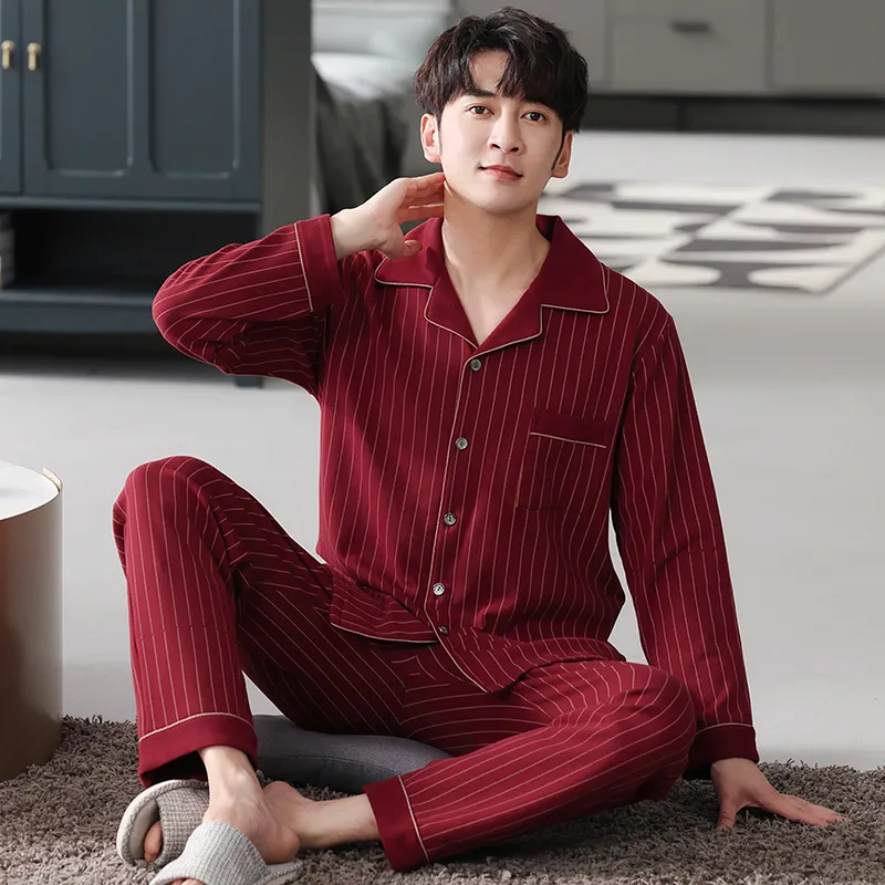 MADALLO Pajama Set Men's Scarlet-2