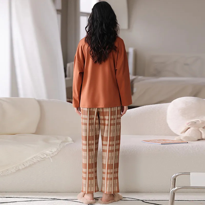 MADALLO Pajama Set Unisex Orange-2