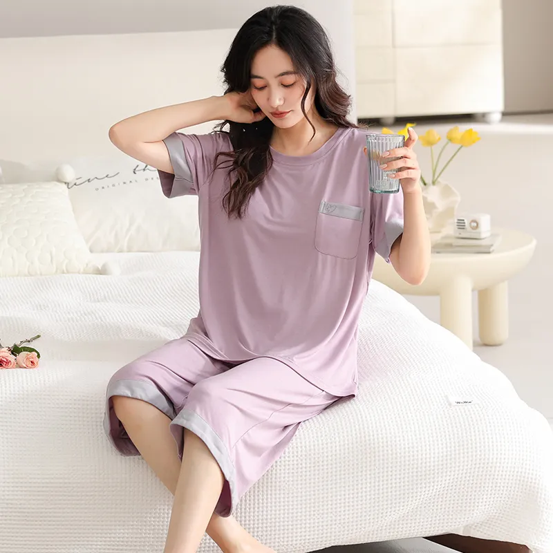 MADALLO Pajama Set Women's Purple-5