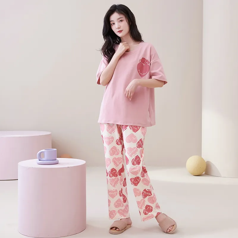 MADALLO Pajama Set Women's Peach-5